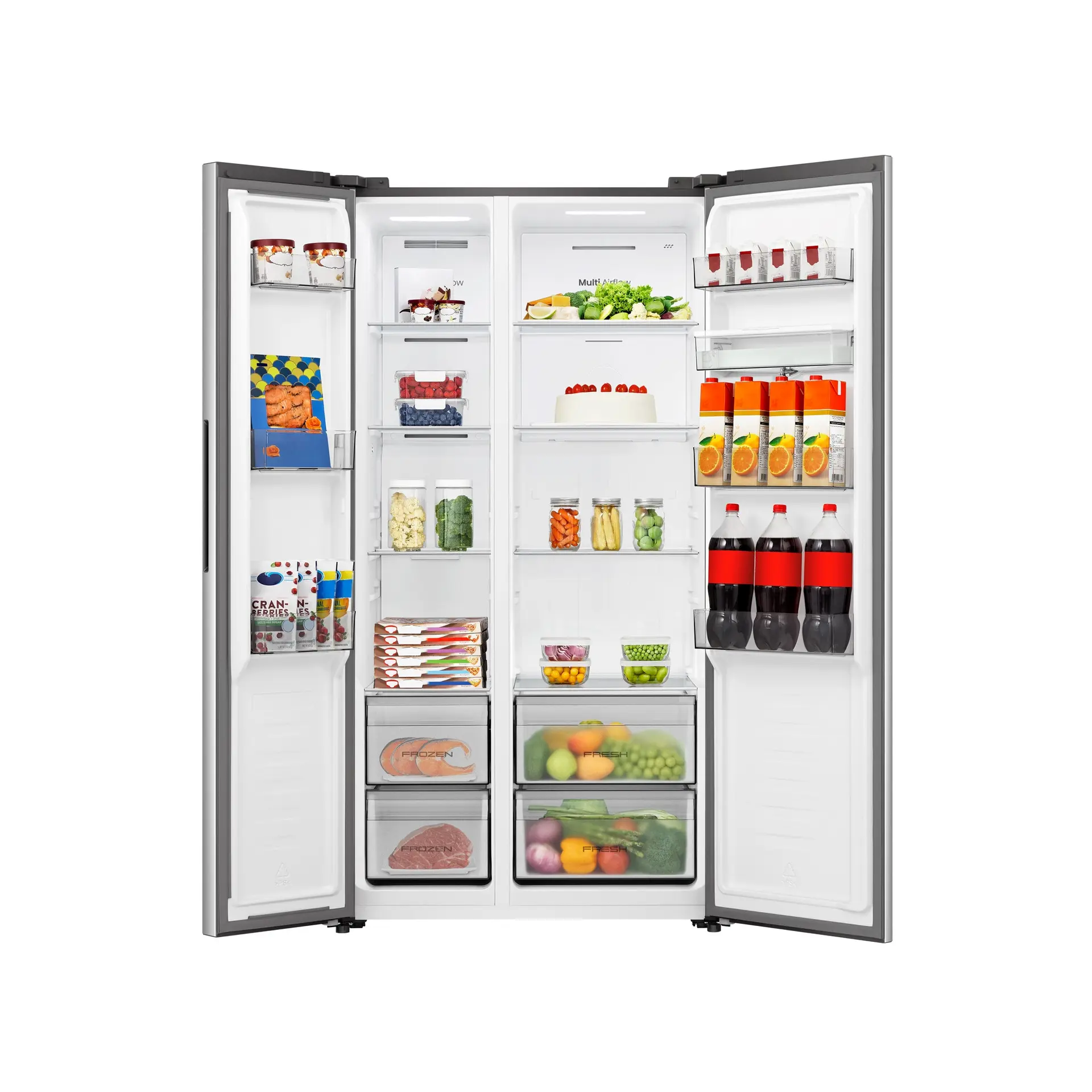 Hisense SxS Refrigerator 529L (RS5P558NMSG)